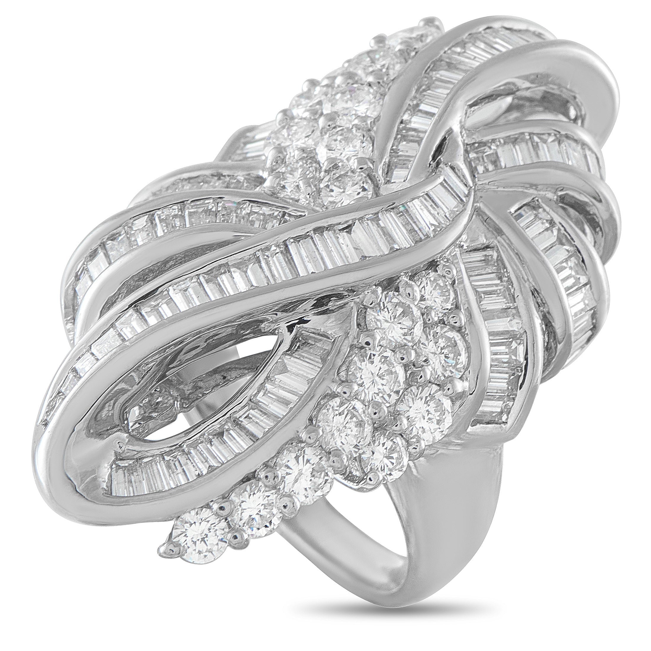 LB Exclusive Platinum 5.0ct Diamond Ring MF18-041026