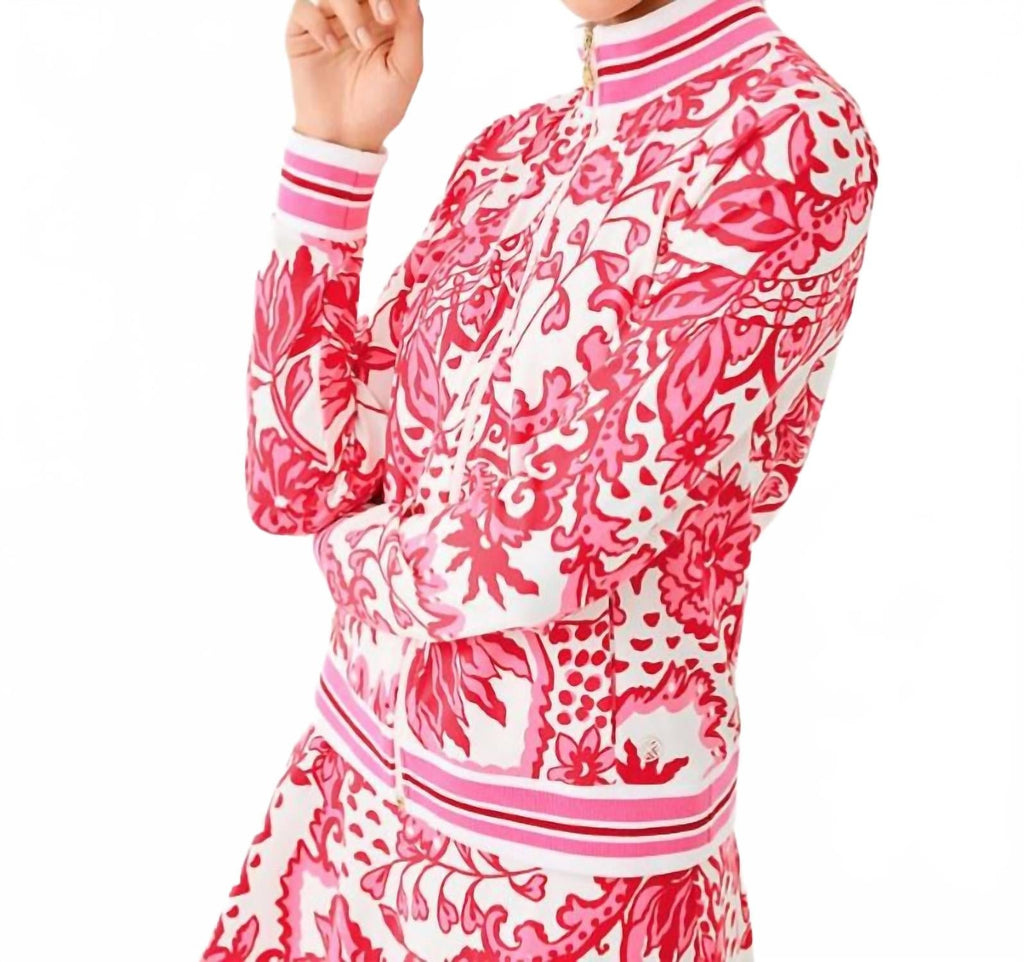Regate Upf 50+ Jacket In Coconut Spicy Socialite
