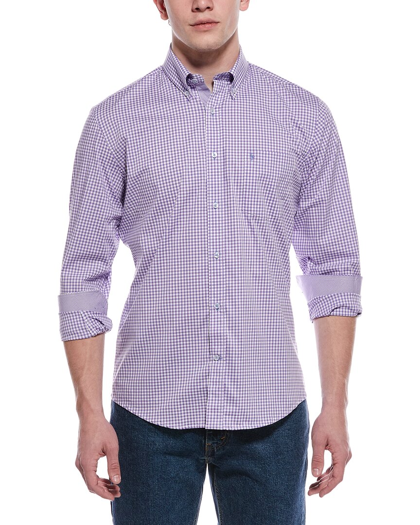 TailorByrd Signature Gingham Button Down Shirt
