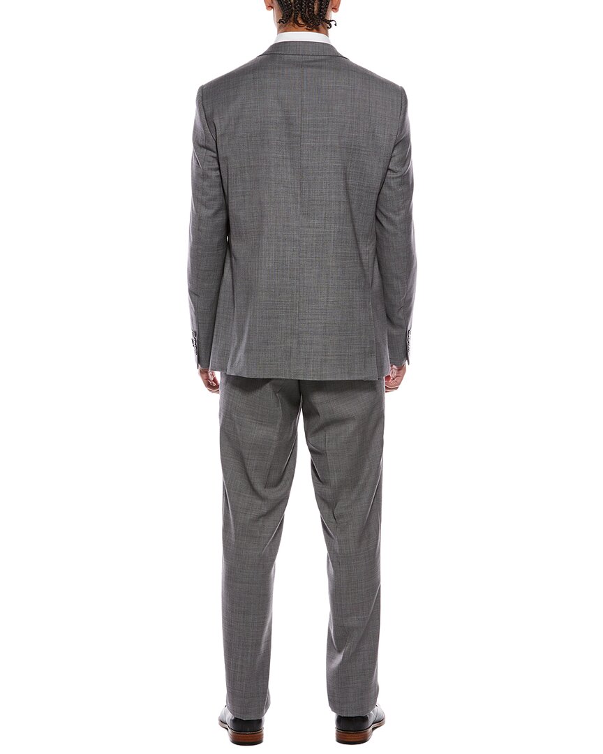 Zanetti 2pc Wool Suit with Flat Front Pant