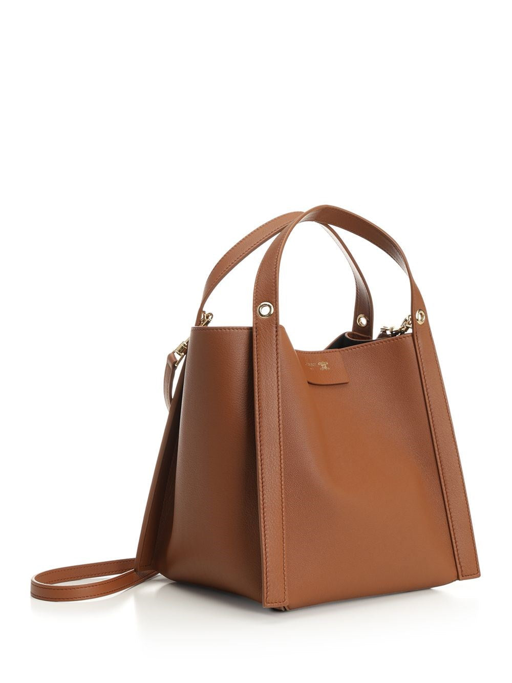 Celine Women Small Leather Cube Bag