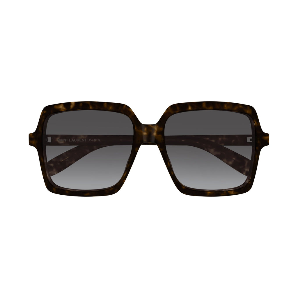Oversized Square Sunglasses With Tortoiseshell Pattern And Gradient Lenses