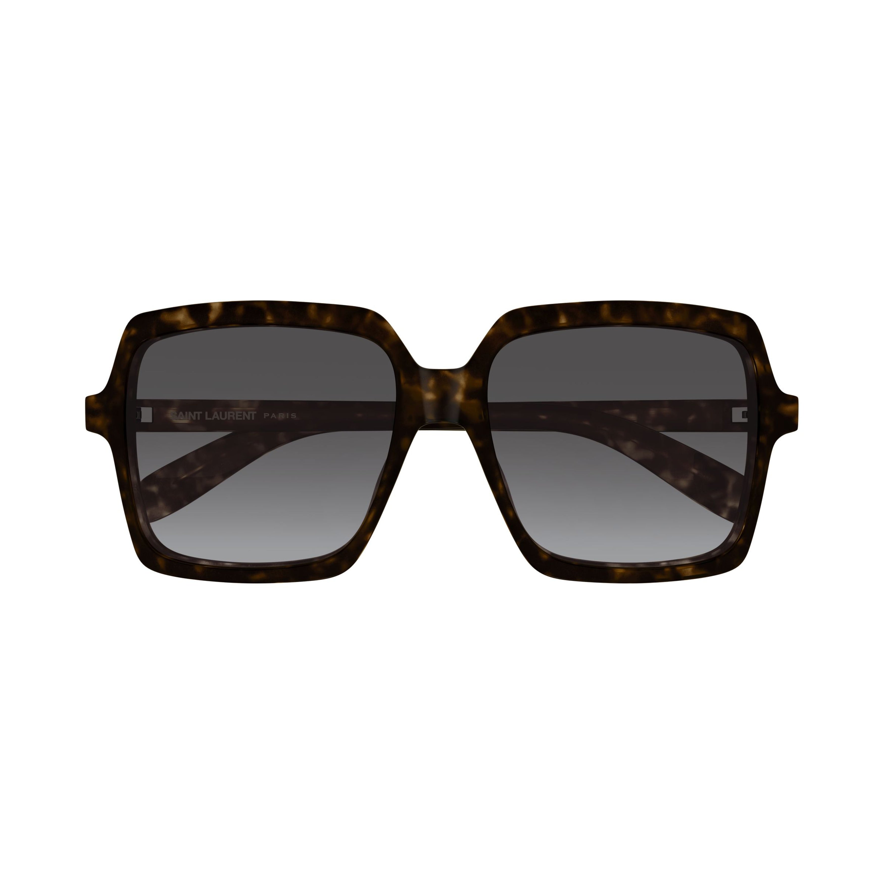 Oversized Square Sunglasses With Tortoiseshell Pattern And Gradient Lenses