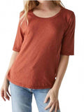 Short Sleeve Dua Tee In Pecan