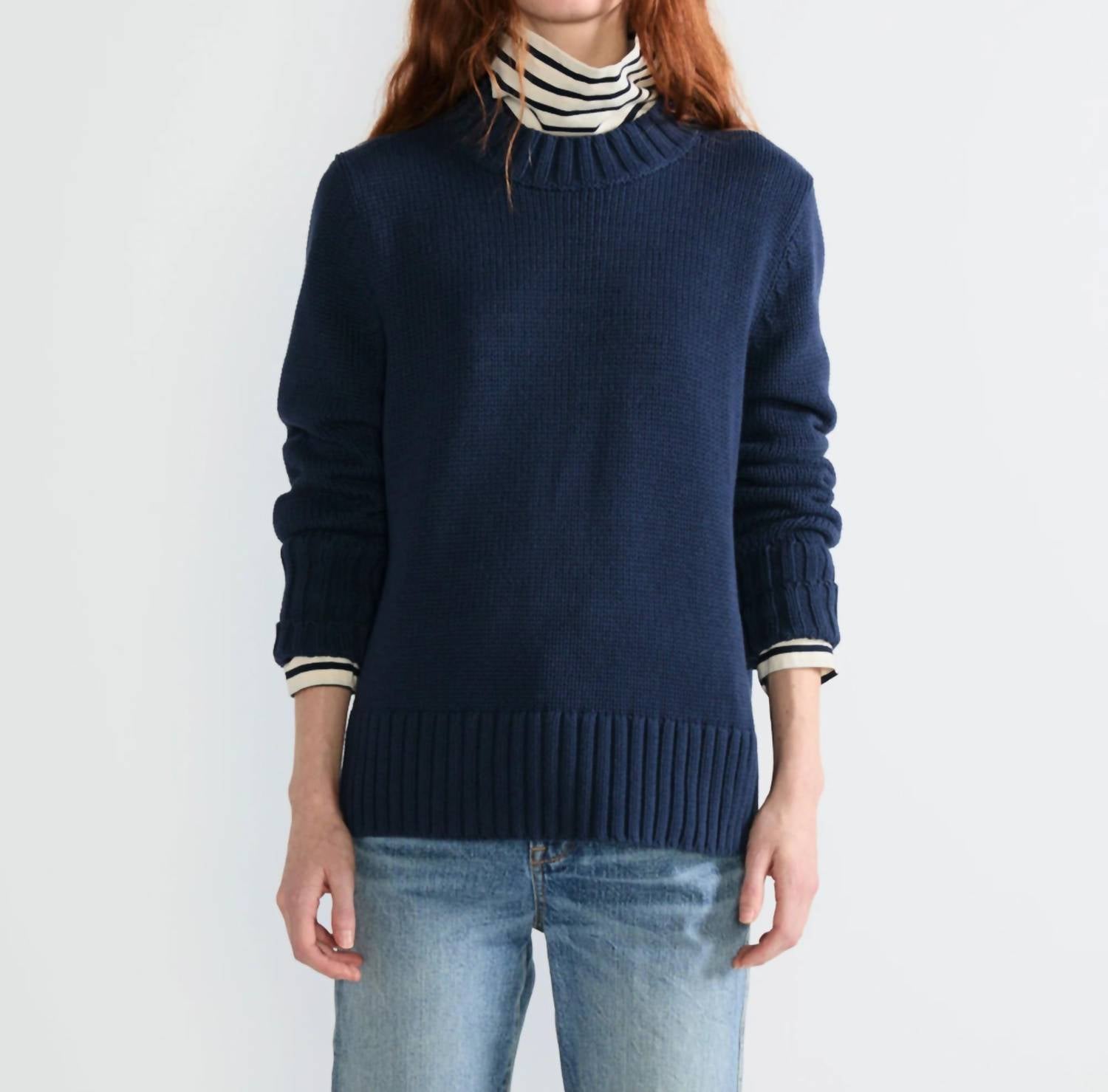 The Tatum Sweater In Navy