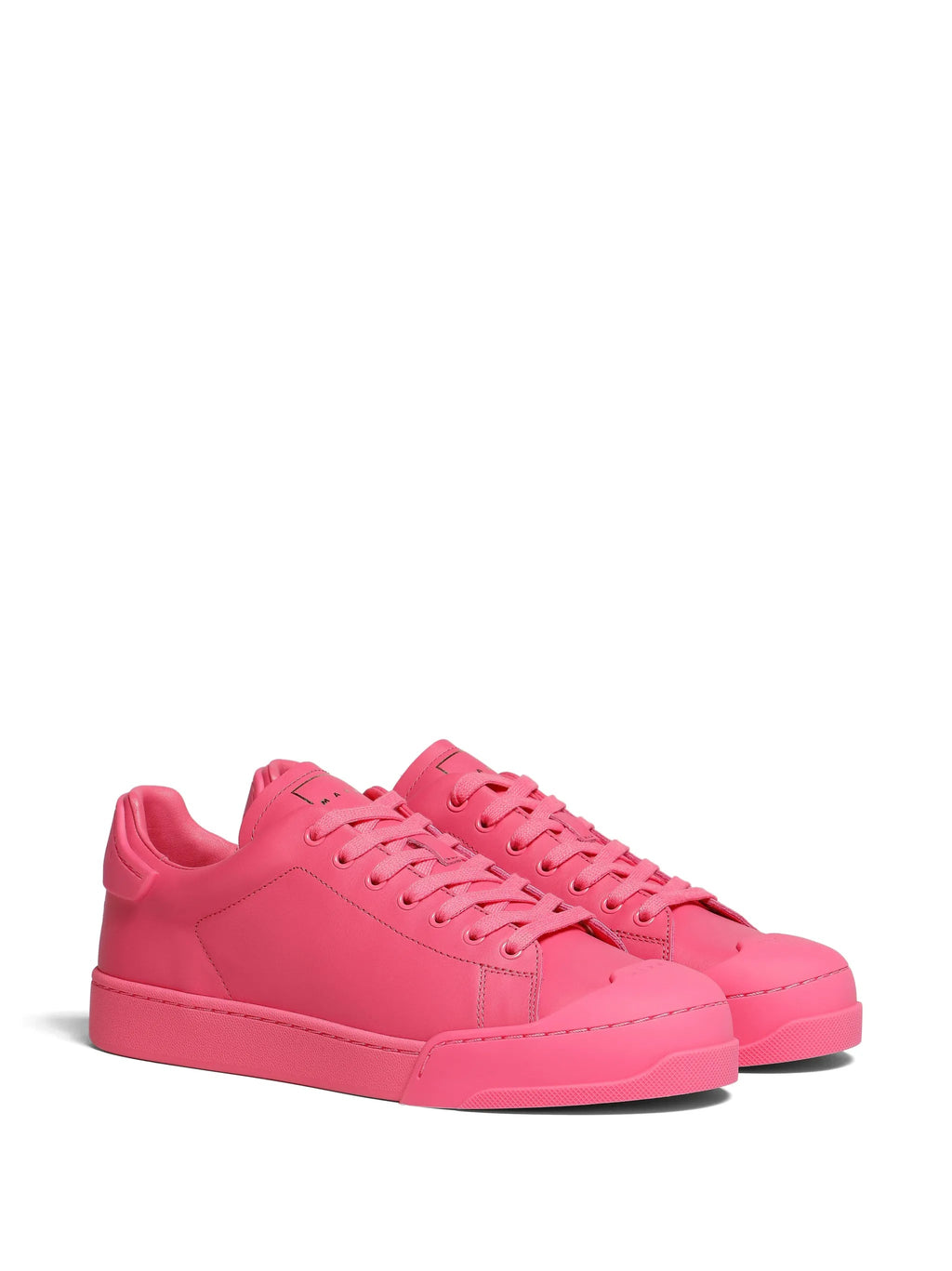 Marni Dada Bumper Low-Top Leather Sneakers - Pink
