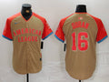 Men's American League Jarren Duran #16 Cream 2024 MLB All-Star Game Limited Player jersey