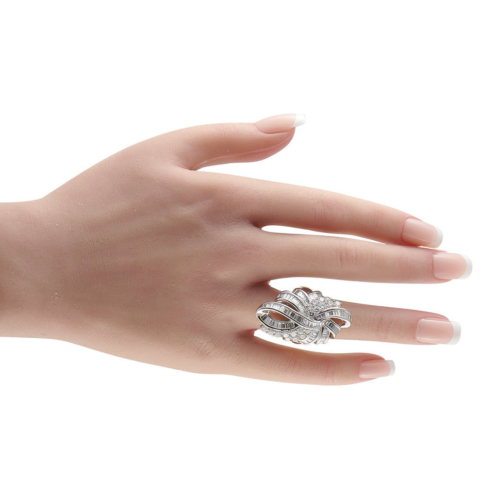 LB Exclusive Platinum 5.0ct Diamond Ring MF18-041026
