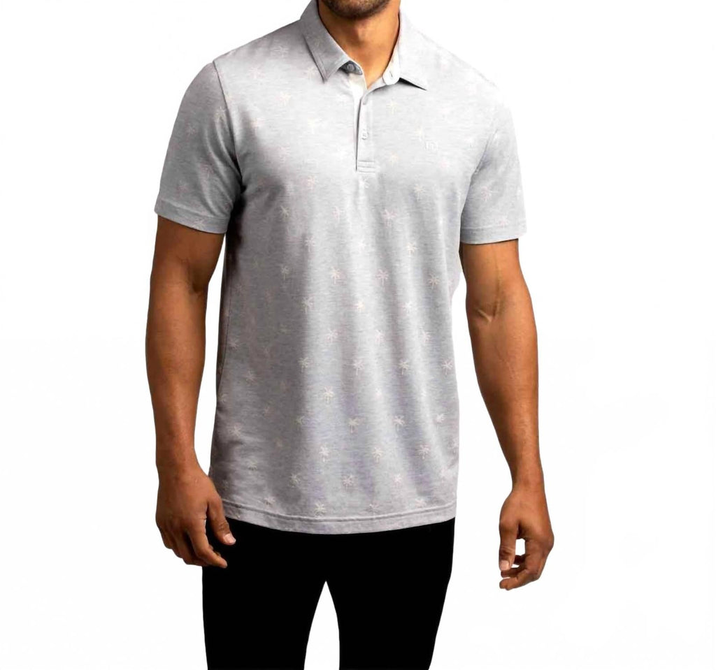 In Flight Polo Shirt In Heather Grey