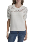 DKNY Yoke Sweater Top