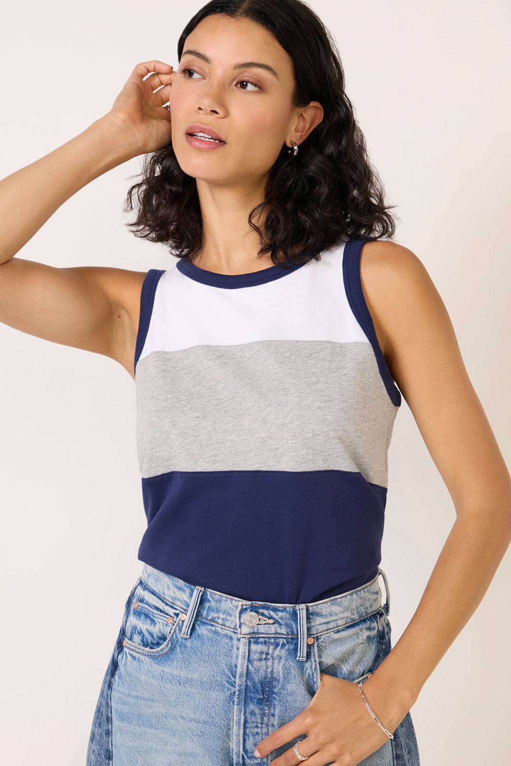 Women's Cass Color Block Tank Top
