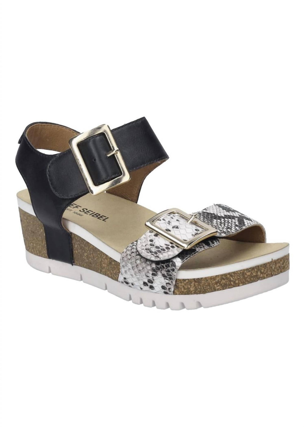 Women's Quinn 02 Wedge Sandals In Black Kombi