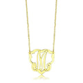 Flash Gold Brass Necklace with No Stone