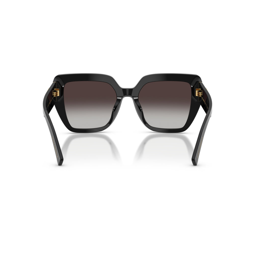 Oversized Square Frame Sunglasses With Heart Accents