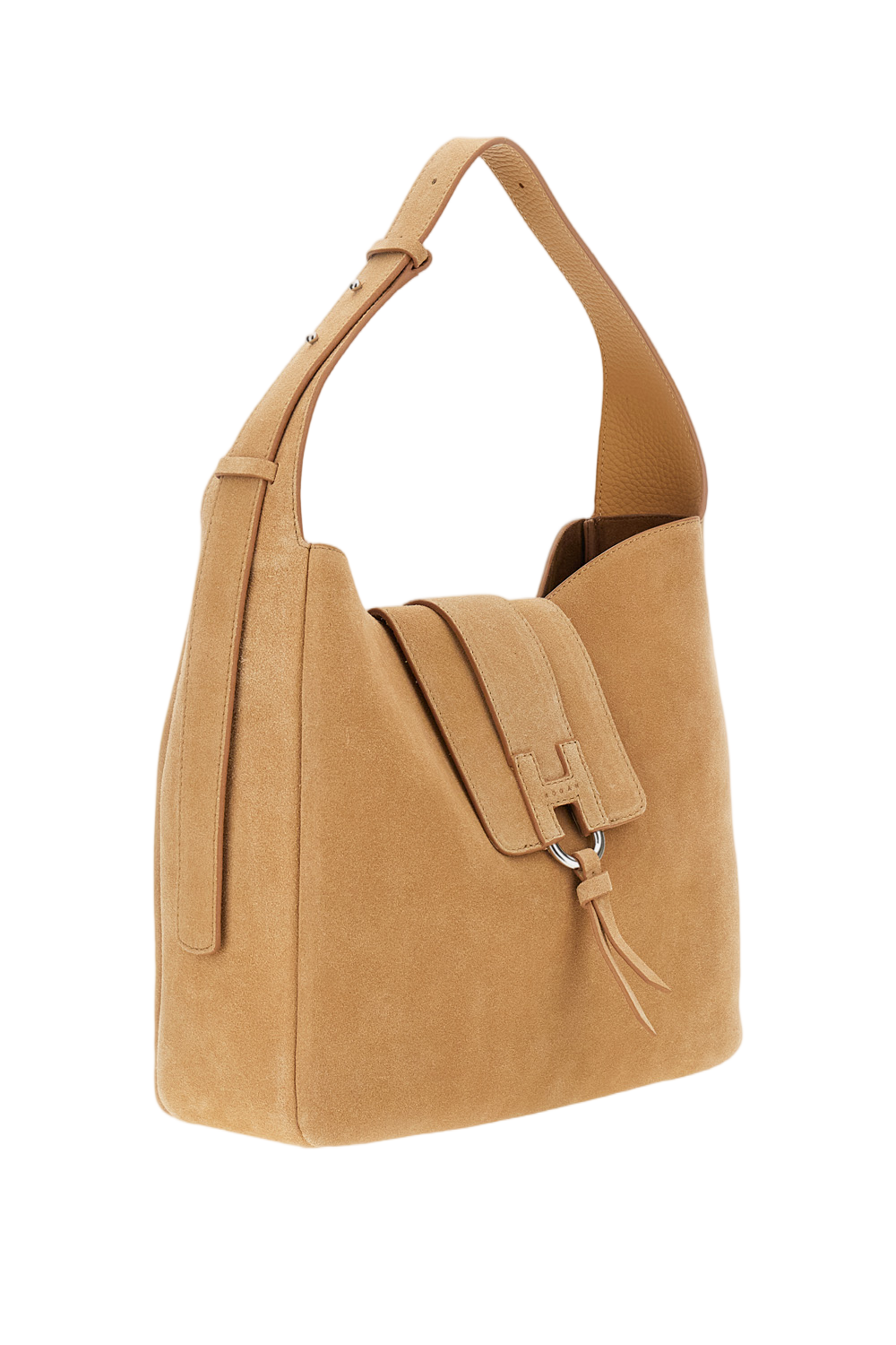 Beige Hogan H01X Hobo Vertical Bag
