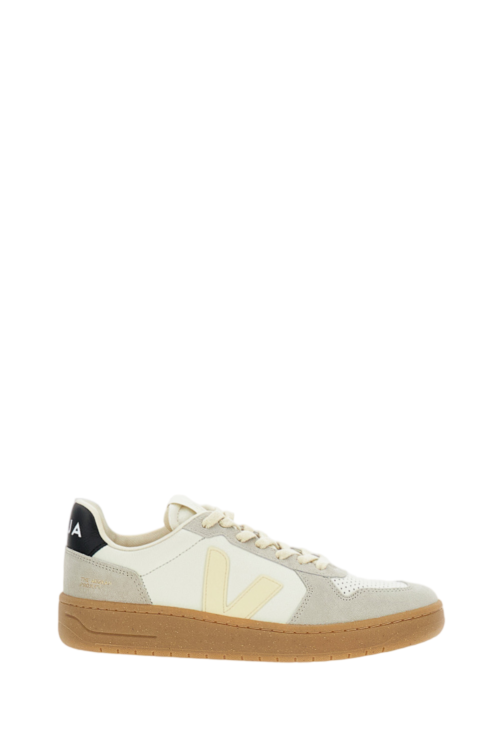 White V82 Leather Sneakers