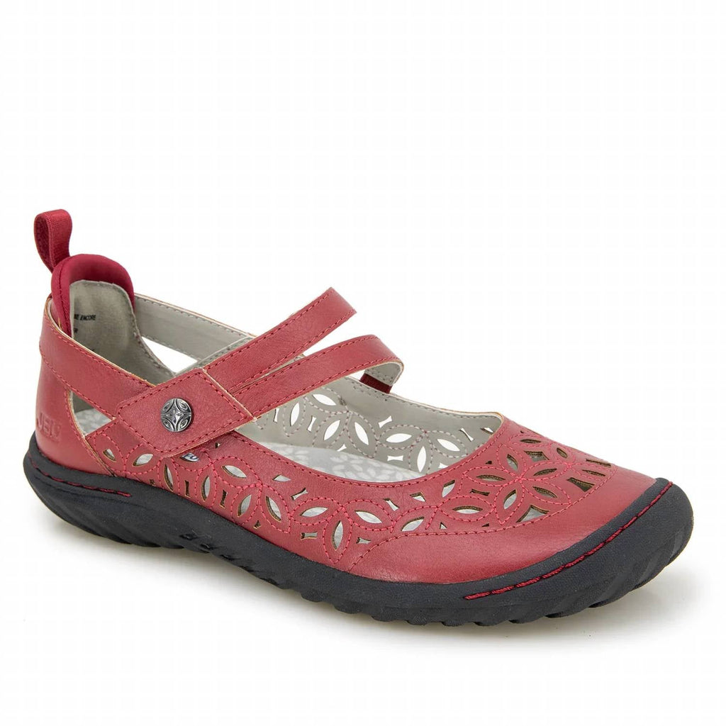 Women's Bellerose Encore Mary Jane Flat In Red