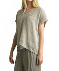 Love Me At My Best Scoop Neck Top In Beige