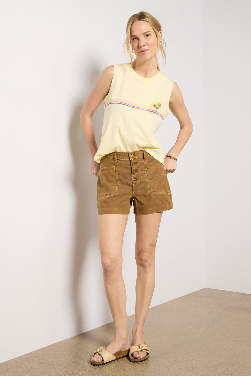 Women's Joelle Stretch Linen Short