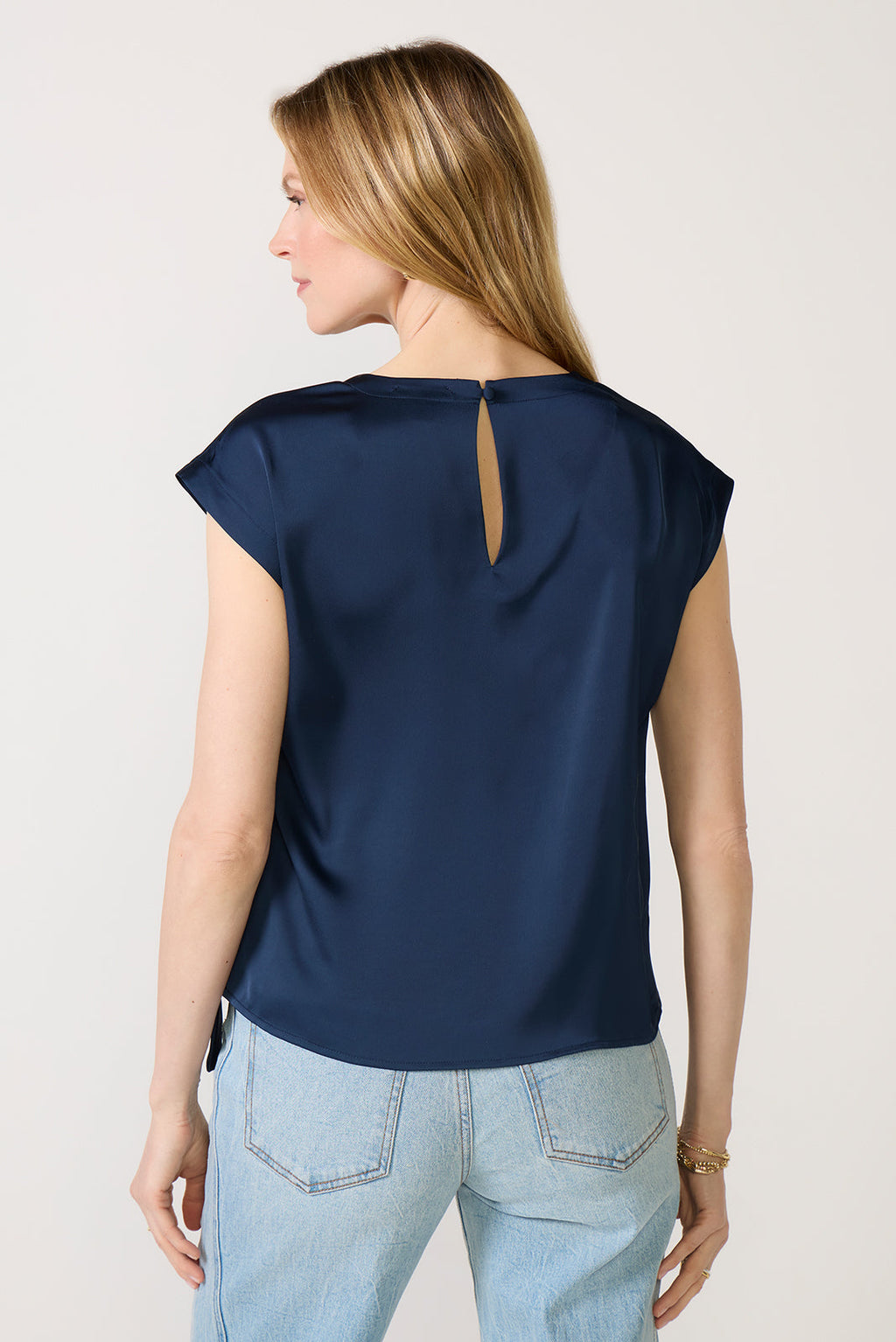 Women's Pippa Side Tie Satin Top