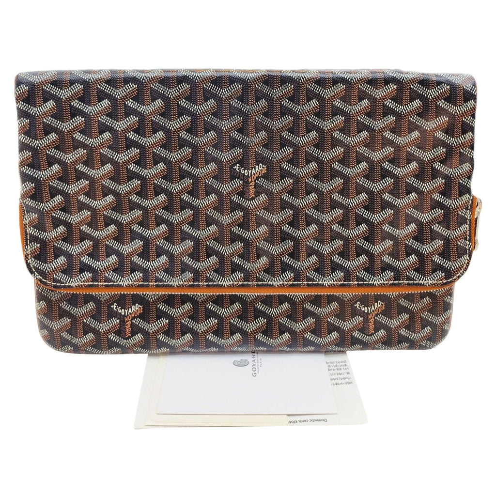 Saint Marie Clutch Gm Black Tan
