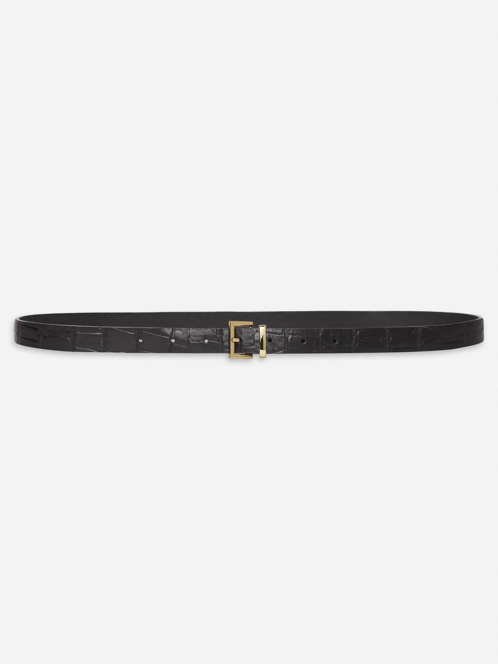 Women's Petite Croc Belt In Black