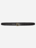 Women's Petite Croc Belt In Black