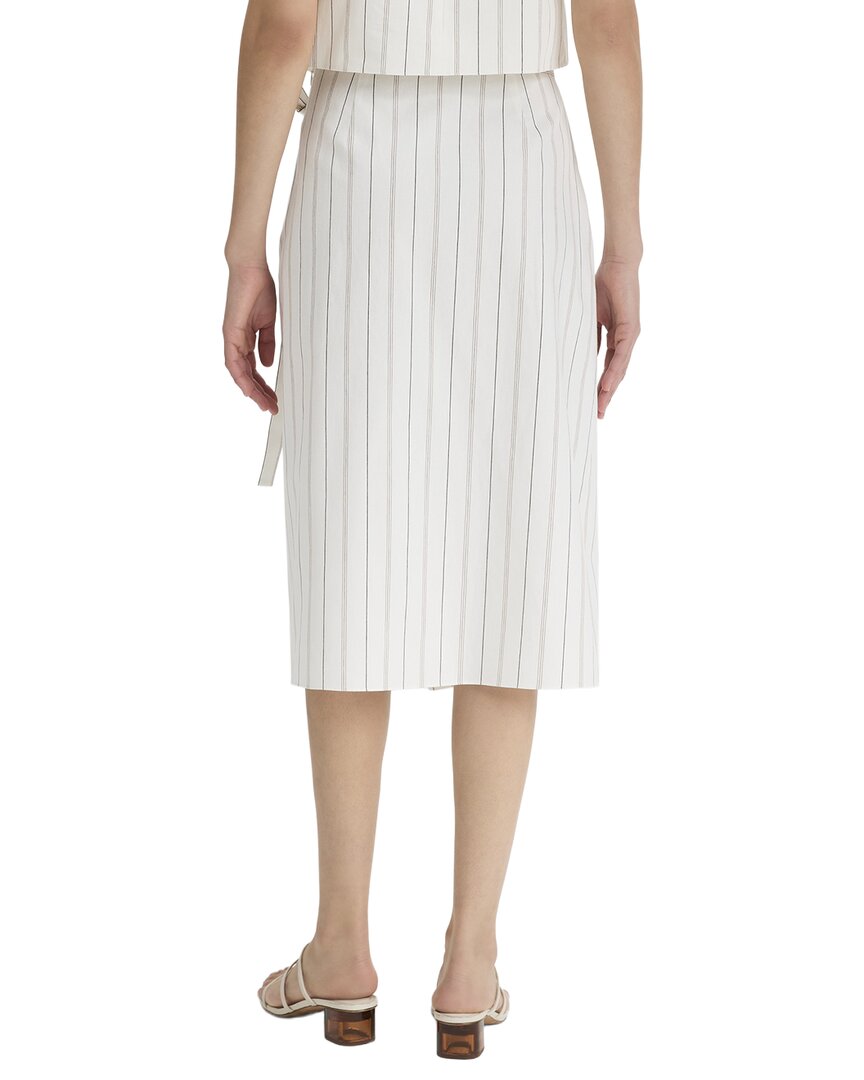 Vince Seedling Stripe Wrap Skirt