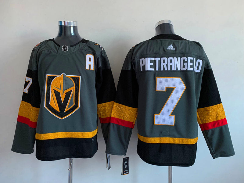 Men's Vegas Golden Knights Alex Pietrangelo #7 Gray Breakaway Player jersey