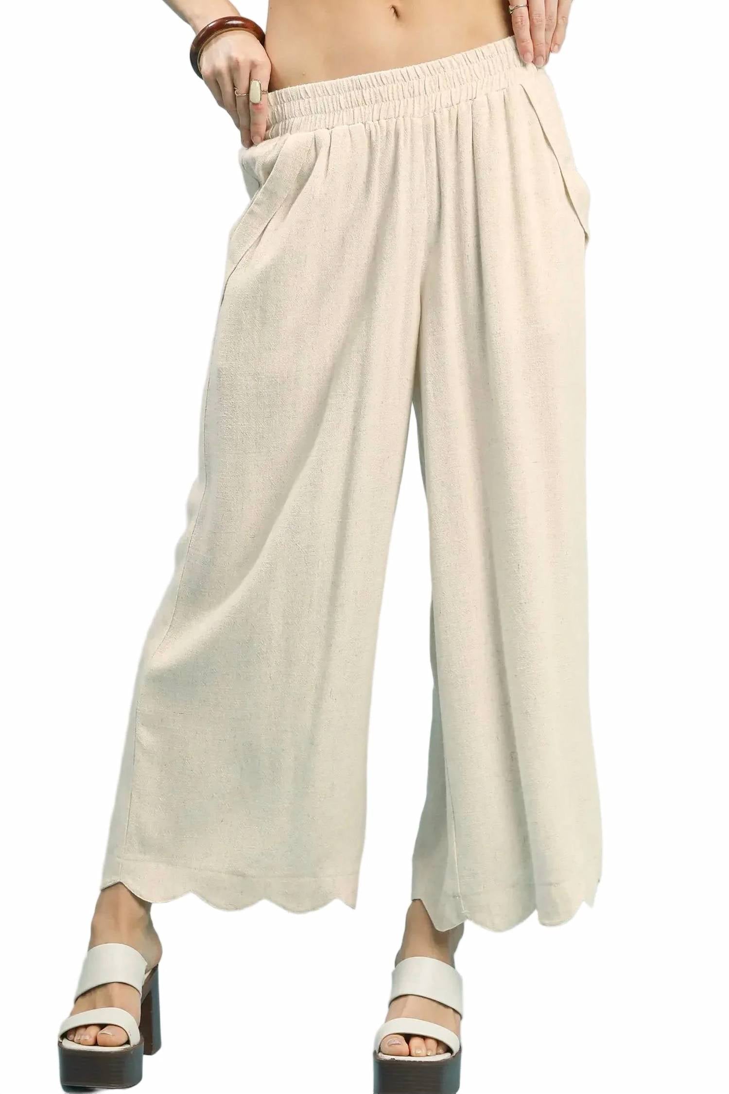 Scalloped Bottoms In Oatmeal