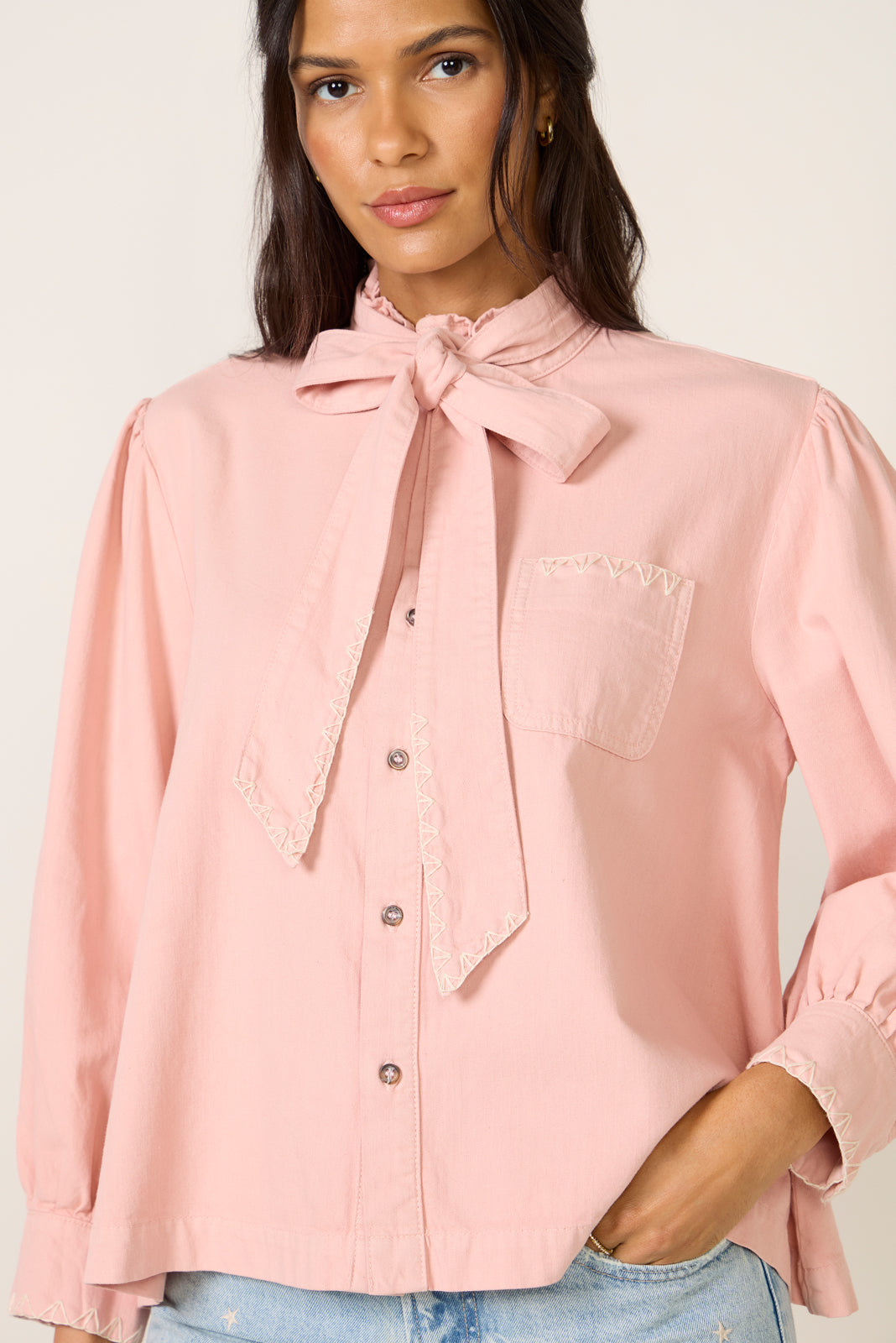 SEVENTY + MOCHI Women's Poet Blouse