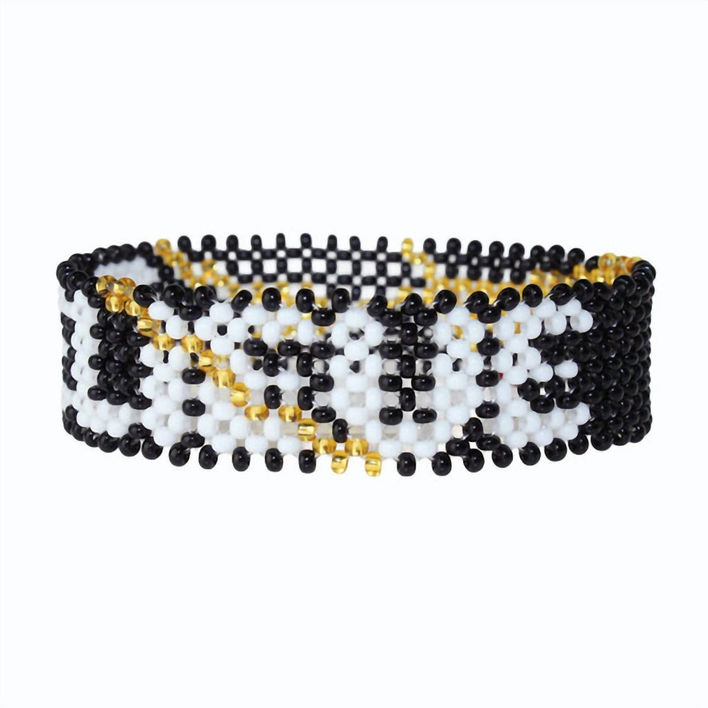 Unisex Believe Bracelet In Black