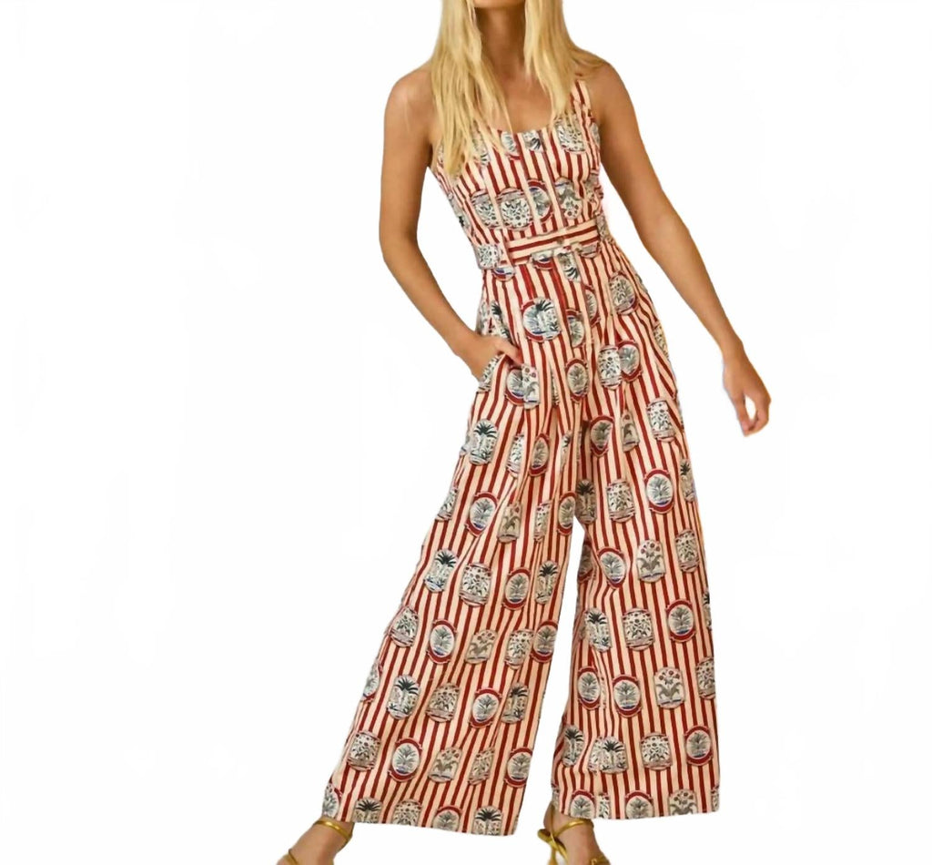 Sandy Jumpsuit In Mallet Club