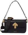 Off-White Binder Medium Leather Clutch