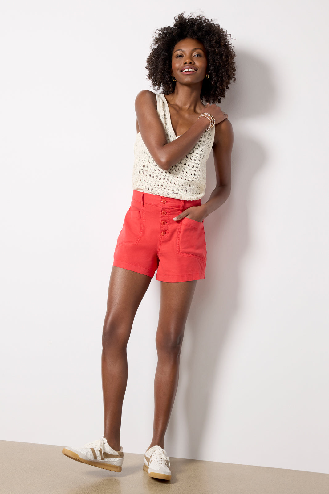 Women's Joelle Stretch Linen Short