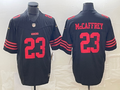 Men's San Francisco 49ers Christian McCaffrey #23 Black Game Jersey1