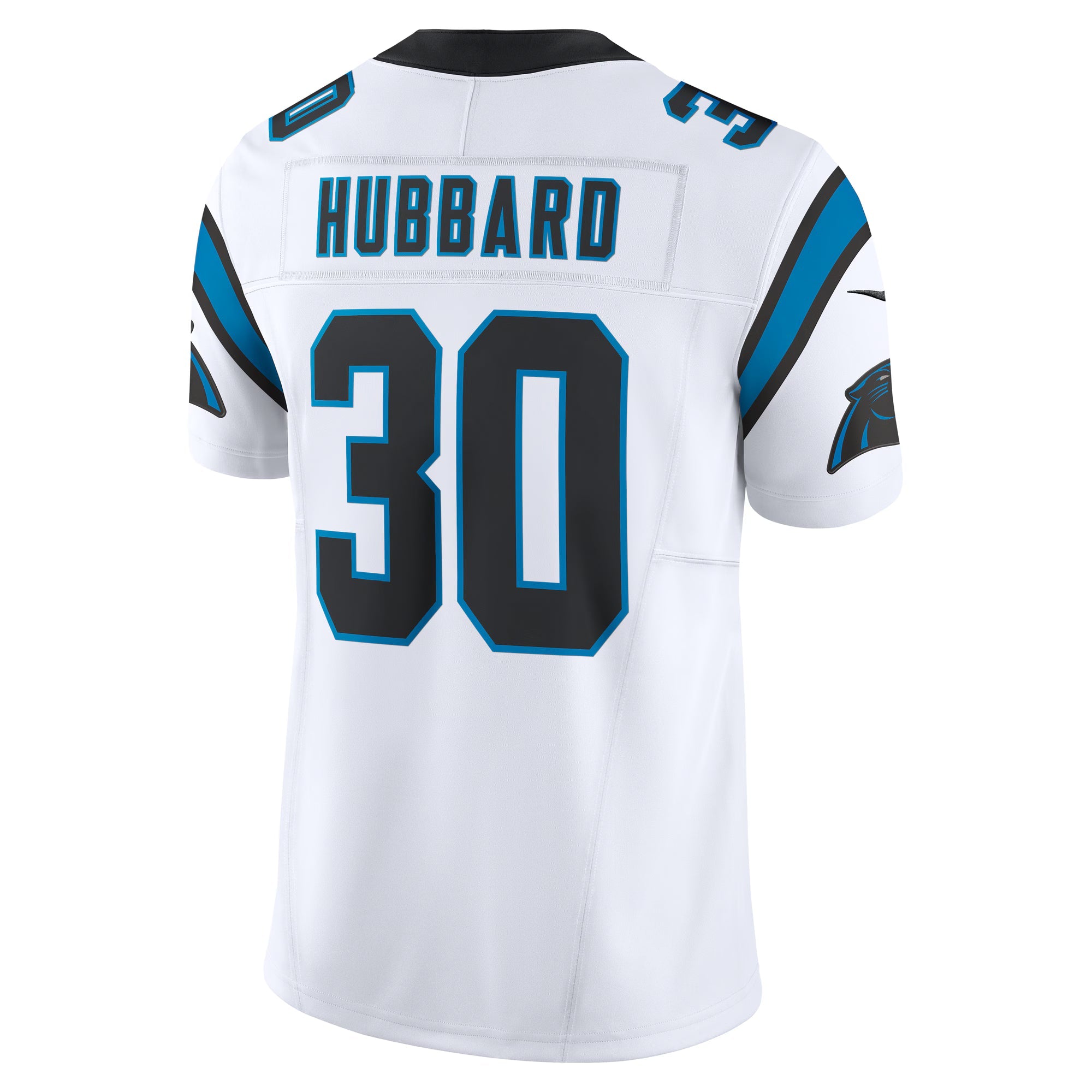 Carolina Panthers Chuba Hubbard White Vapor F.U.S.E. Limited Jersey
