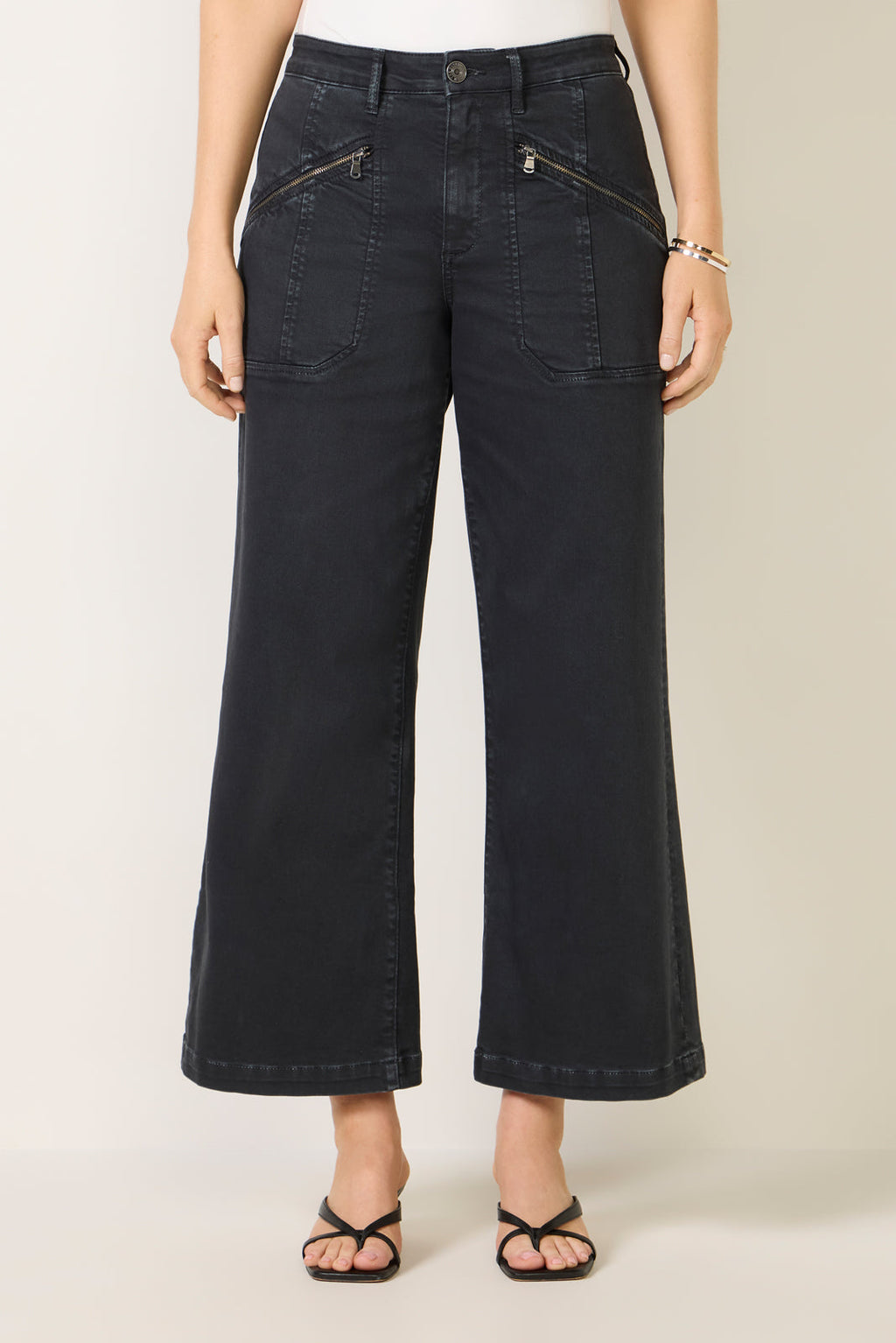Women's Meg Wide Leg w Zipper Pocket Pants