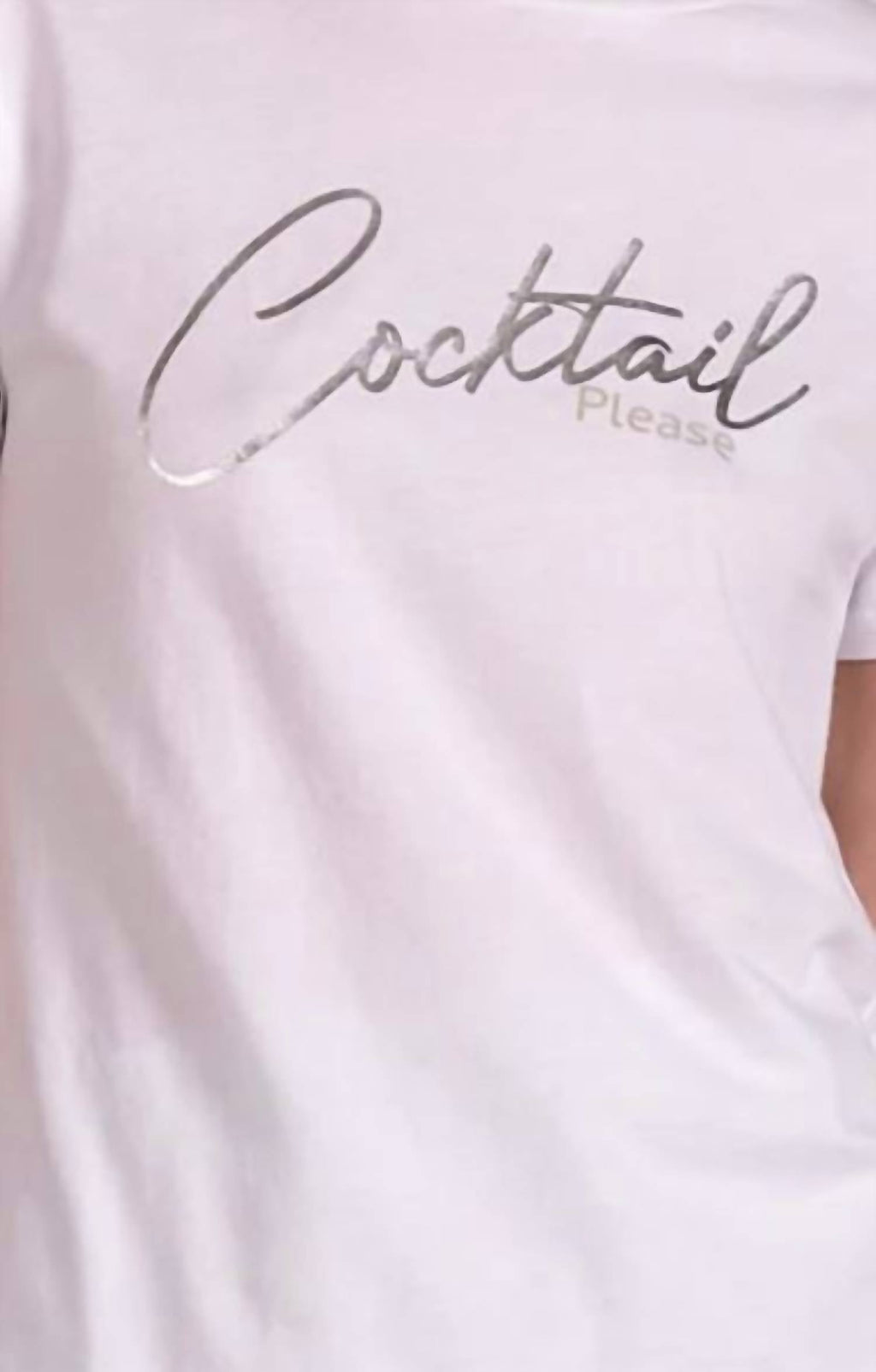 Cocktail Please Shirt In White