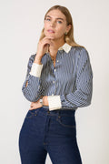 Women's Julia Stripe Satin Shirt