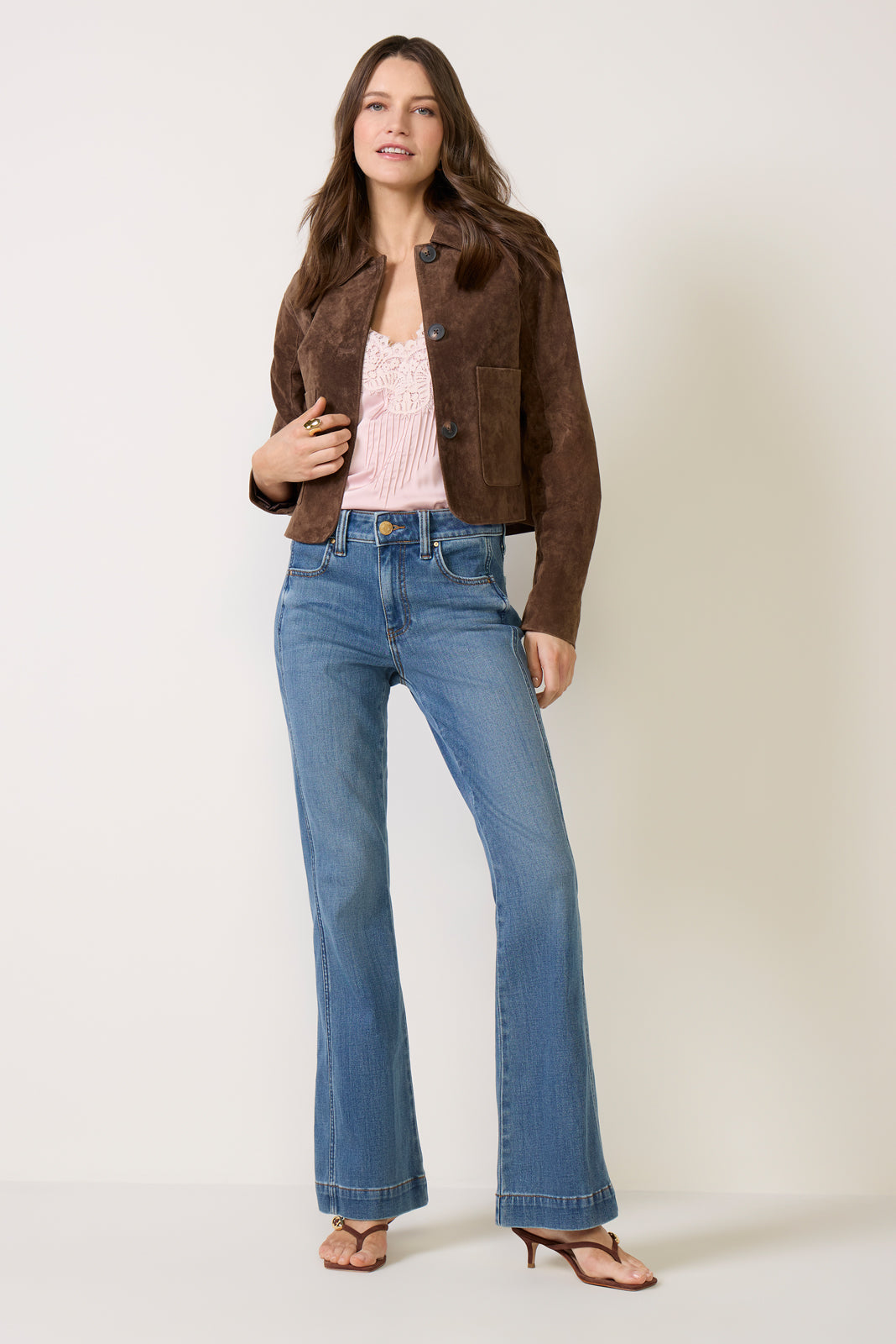 Women's Natalie Bootcut w Side Inset Jean