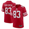 San Francisco 49ers Marquez Valdes-Scantling Scarlet Team Game Jersey
