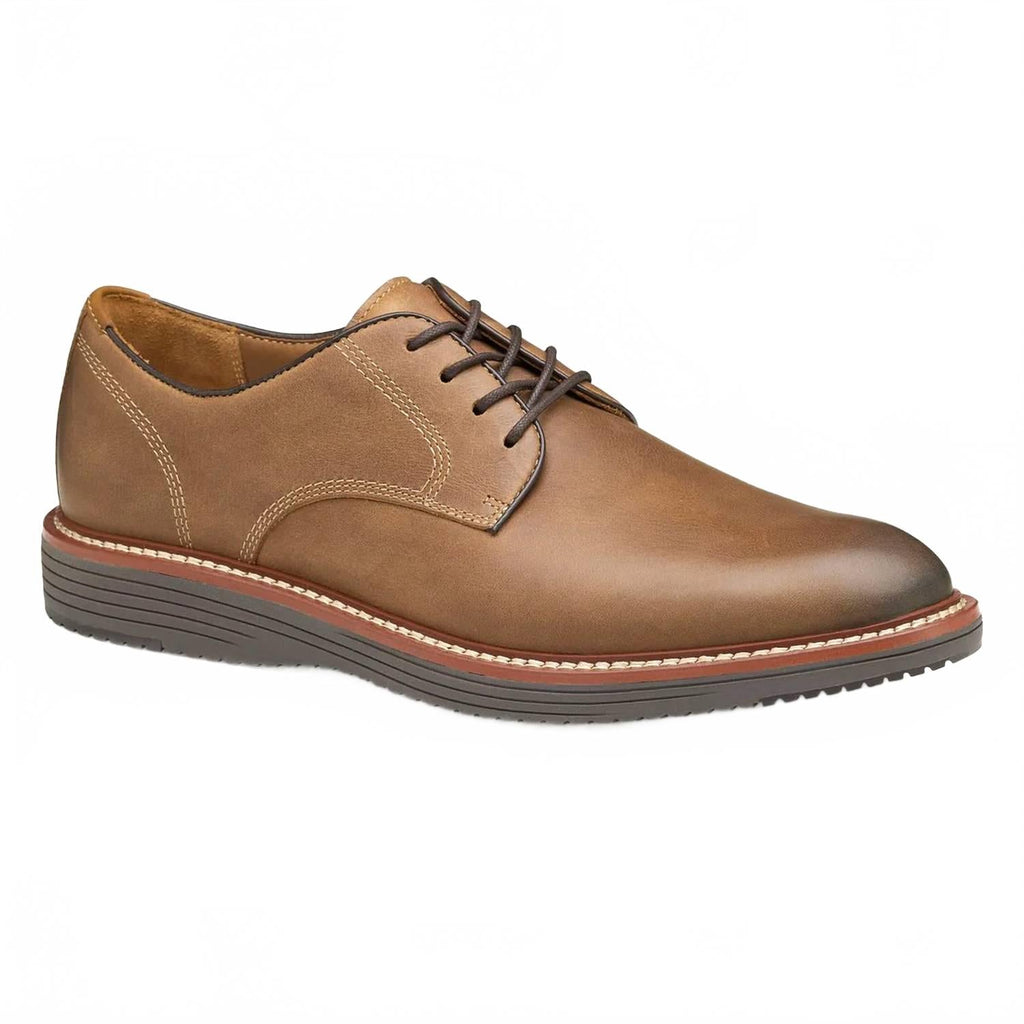 Men's Upton Plain Toe Oxford Shoe In Tan