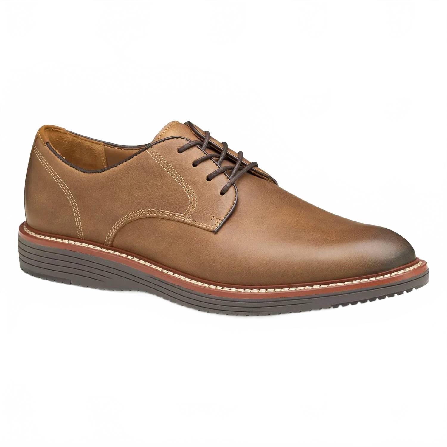 Men's Upton Plain Toe Oxford Shoe In Tan