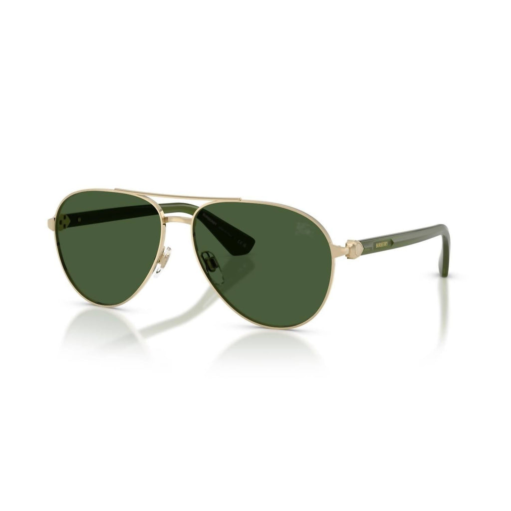 Men's Pilot Sunglasses In Light Gold
