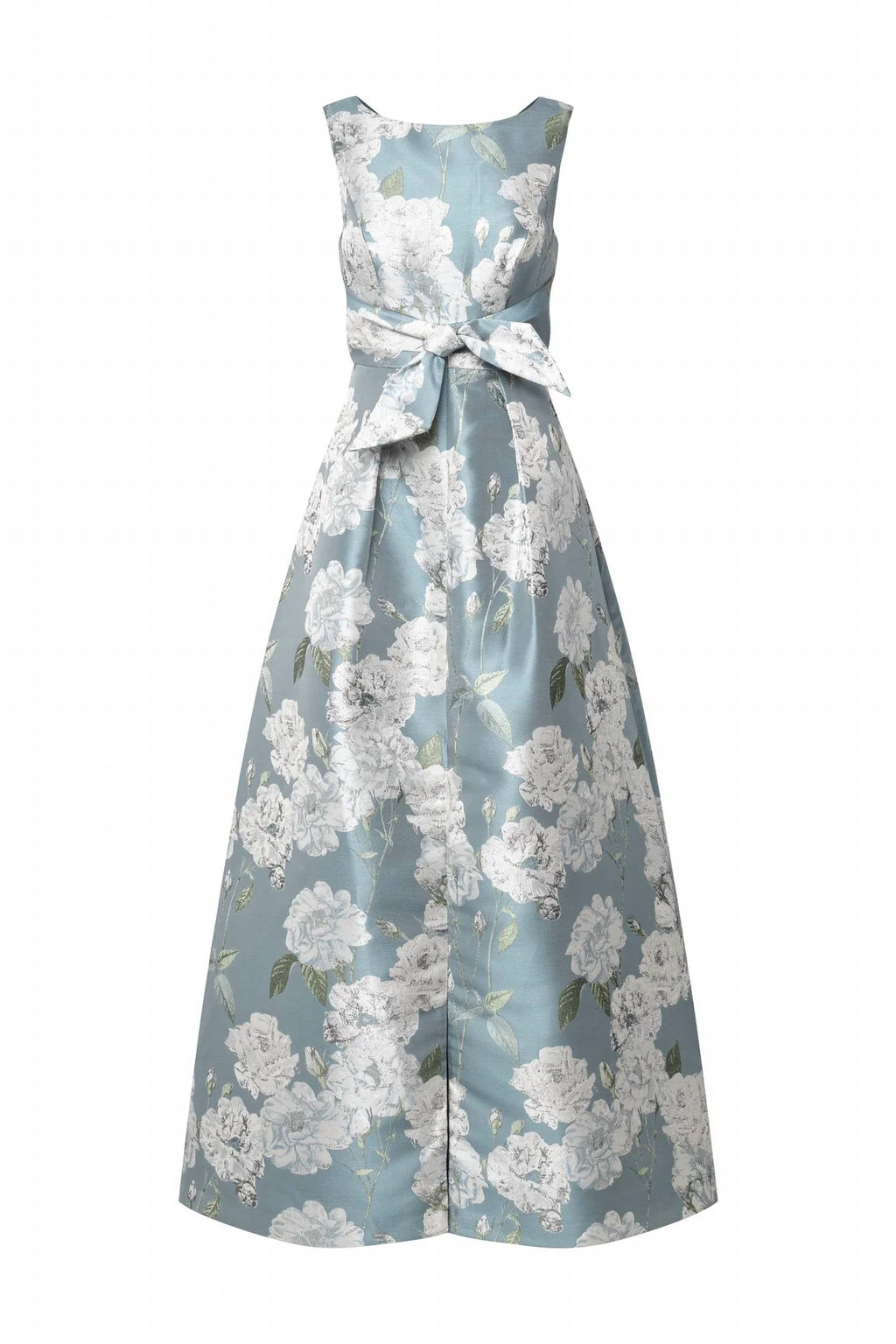 Lilianna Floral Gown In Slate