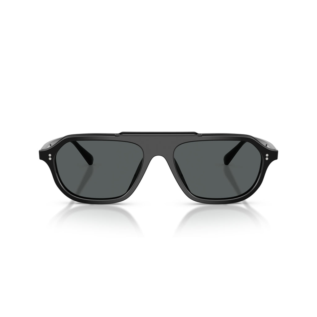 0Ov5613Su Bold Geometric Frame Sunglasses with Double Bridge Design