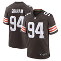 Cleveland Browns Mason Graham Brown 2025 NFL Draft First Round Pick Game Jersey