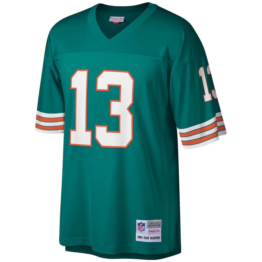 Miami Dolphins Dan Marino Mitchell & Ness Aqua Legacy Replica Jersey