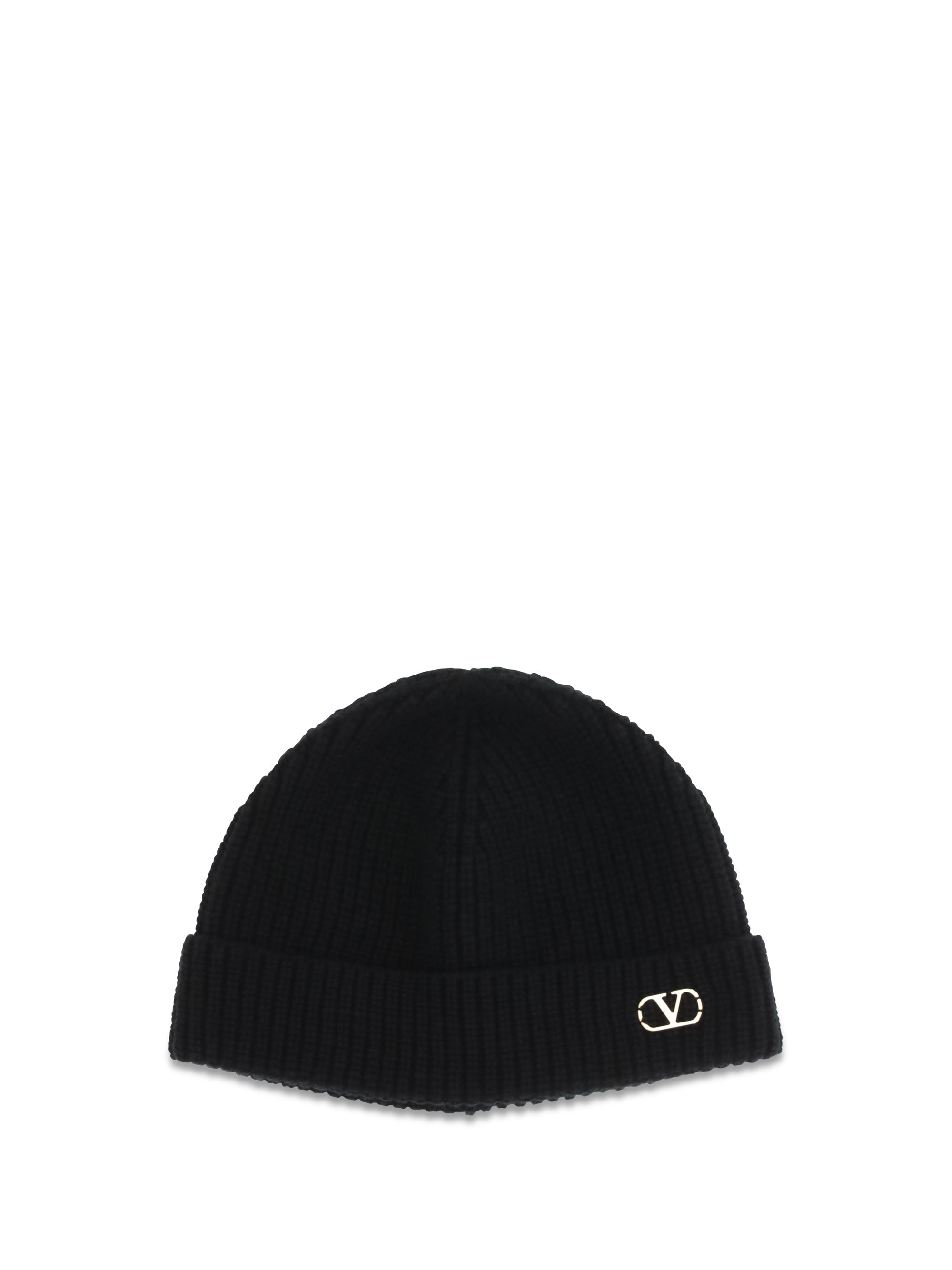 Valentino Garavani Men Vlogo Beanie In Cashmere